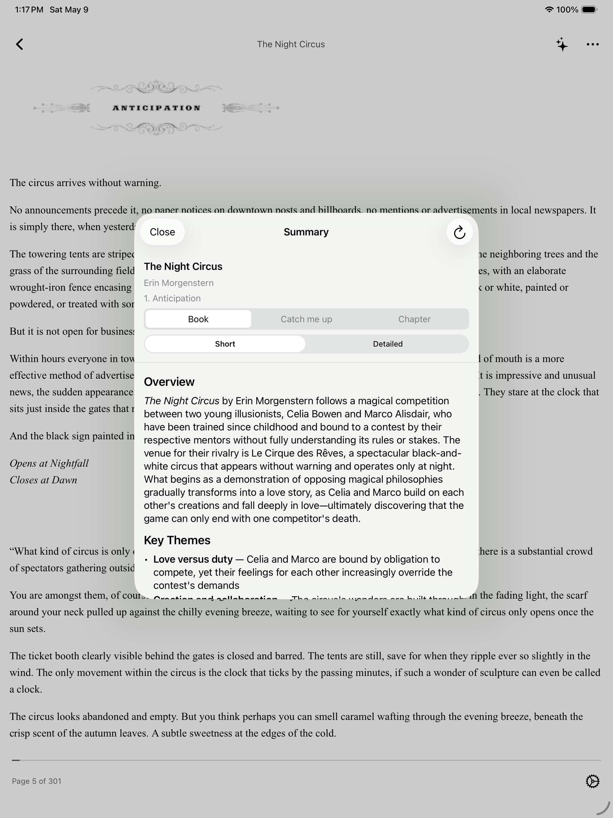 Book summaries